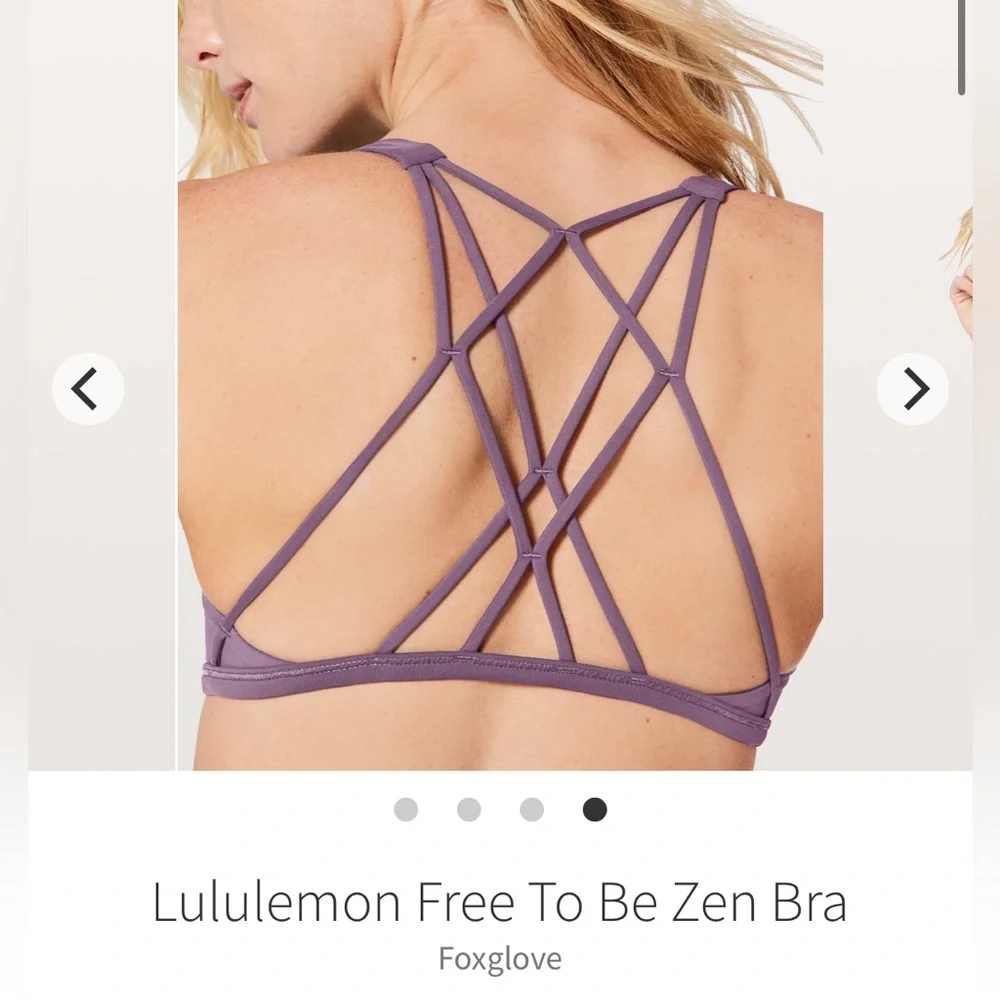 Lululemon free to be zen bra 4 - Picture 1 of 5